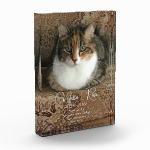 My Cat Photo Memorial Block