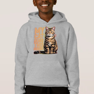 My Cat Runs My House Funny Cat Lover Quote