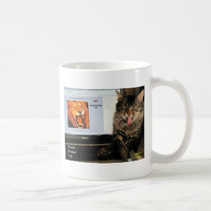 My Cat studies at MIT Coffee Mug
