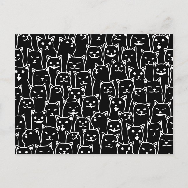 My Cat was right about you funny cats pattern Postcard (Front)