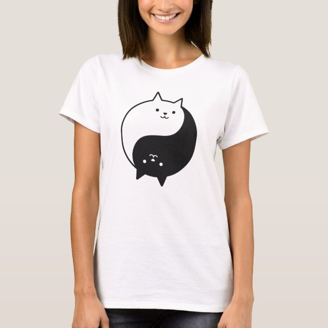 My Cat Yin And Yang T-Shirt (Front)