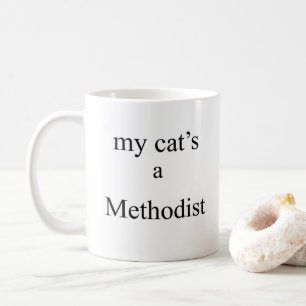 My Cat's a Methodist Coffee Mug