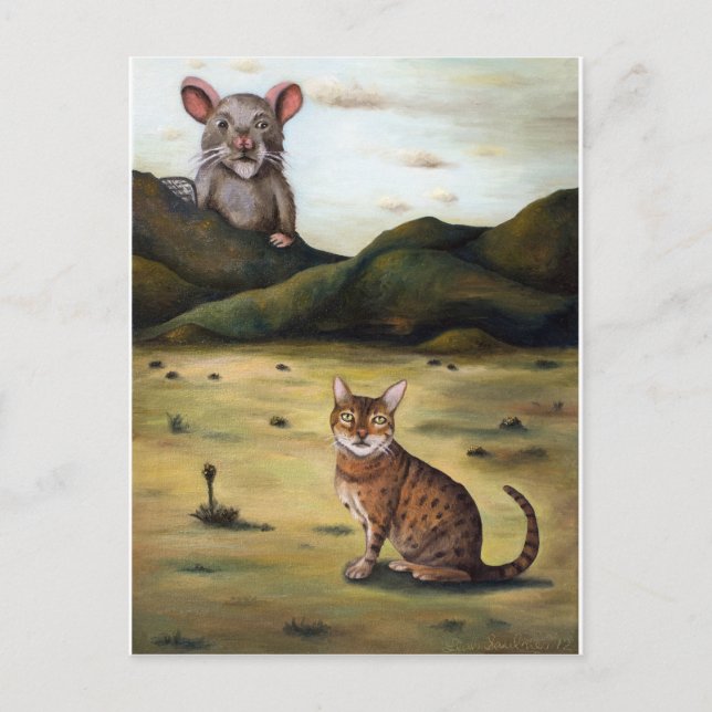 My Cats Worst Nightmare Postcard (Front)