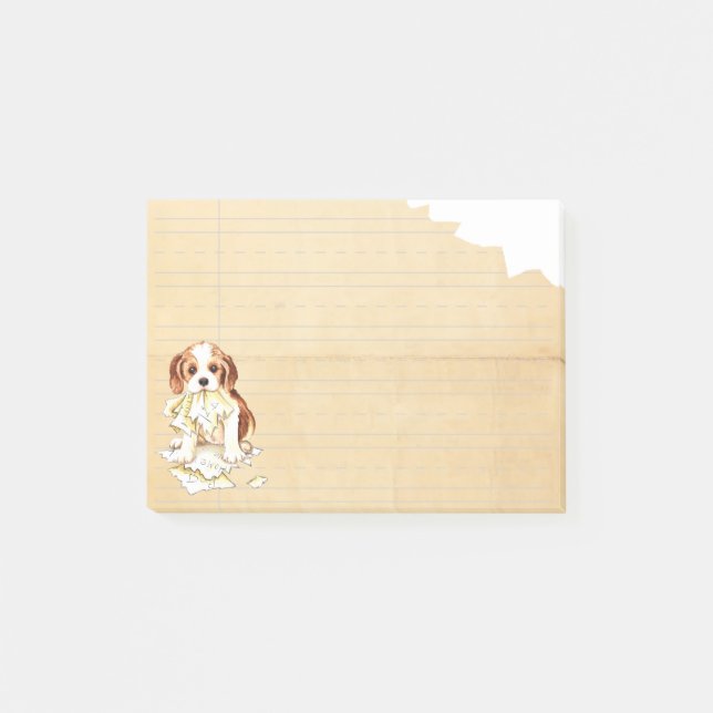 My Cavalier Ate my Homework Post-it Notes (Front)