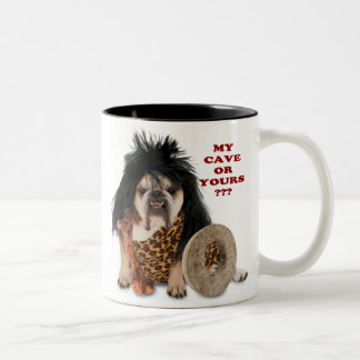 My Cave or Yours ? Two-Tone Coffee Mug