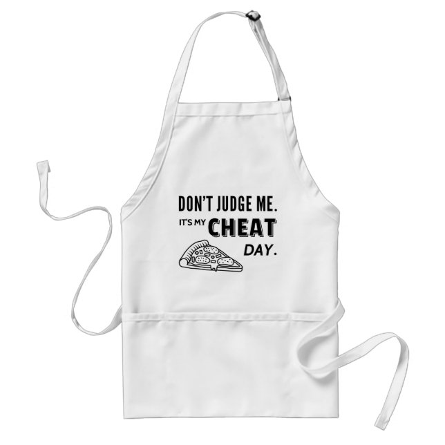 My Cheat Day Eat Pizza Diet Humour Standard Apron (Front)