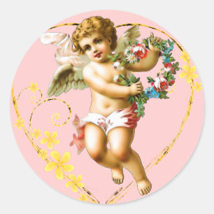 My Cherub Classic Round Sticker