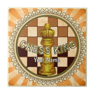 My Chess King Ceramic Tile