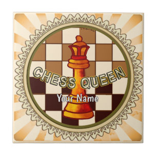 My Chess Queen Ceramic Tile