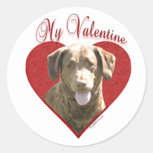 My Chessie Valentine Classic Round Sticker