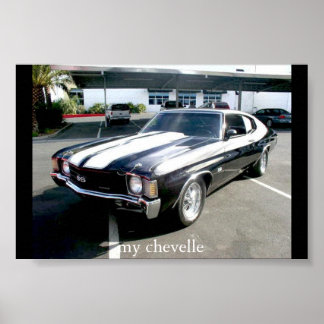 my chevelle poster