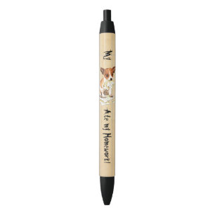 My Chihuahua Ate my Homework Black Ink Pen
