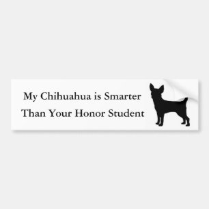 My Chihuahua is Smarter Bumper Sticker