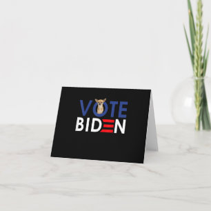 My Chihuahua Want Vote Joe Biden Funny President Note Card