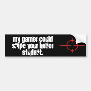 My child's a gamer bumper sticker