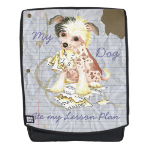 My Chinese Crested Ate my Lesson Plan Backpack