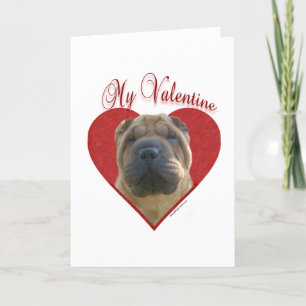 My Chinese Shar-Pei Valentine Holiday Card