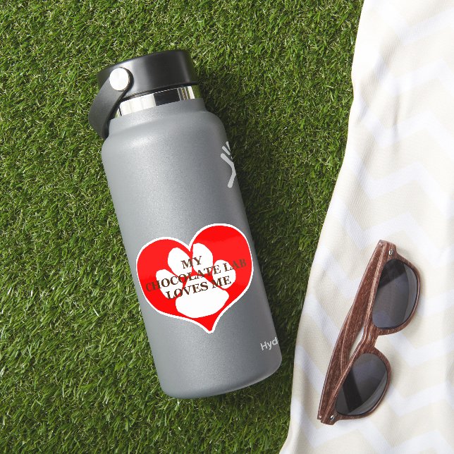 My Chocolate Lab Loves Me (HydroFlask Insitu)