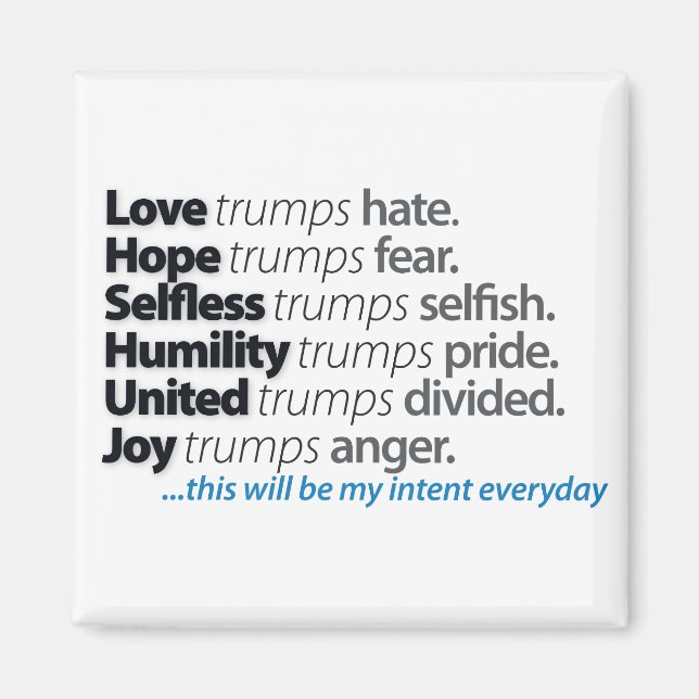 My choice everyday magnet (Front)