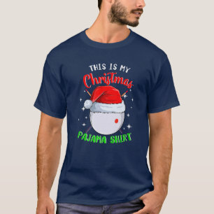 My Christmas Pajama Funny Christmas Billiard Cue B T-Shirt
