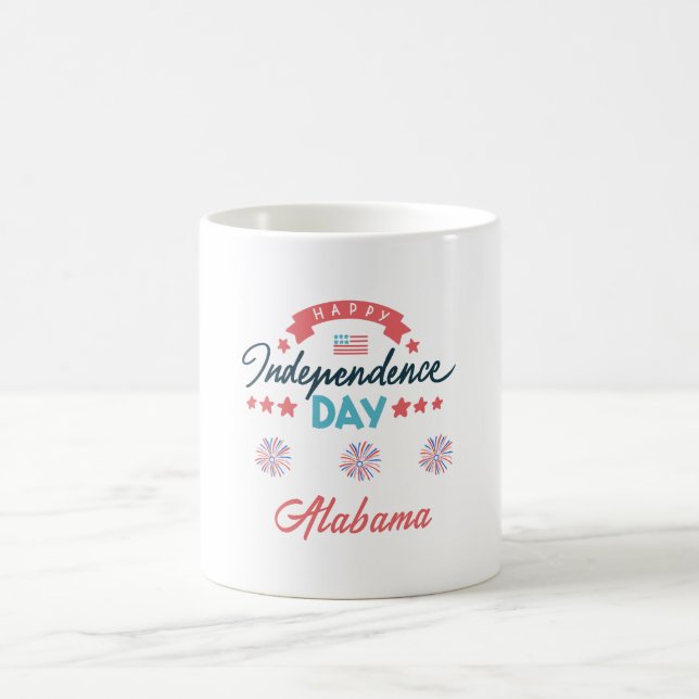 My City Celebrates: Happy Independence Day! Coffee Mug (Center)