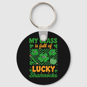 My Cl Is Full Of Lucky Charms Patrick's Day Proud Key Ring