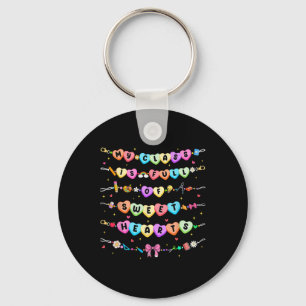 My Cl Is Full Of Sweet Heart Bracelet Men Women Te Key Ring