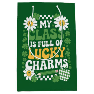 My Class Is Full Of Lucky Charms St Patrick's Day Medium Gift Bag