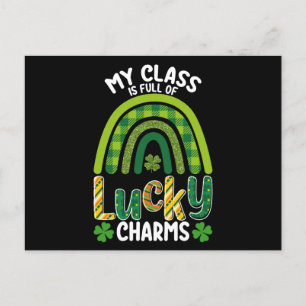 My Class Is Full Of Lucky Charms St Patrick's Day Postcard