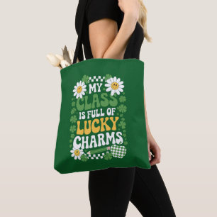 My Class Is Full Of Lucky Charms St Patrick's Day Tote Bag