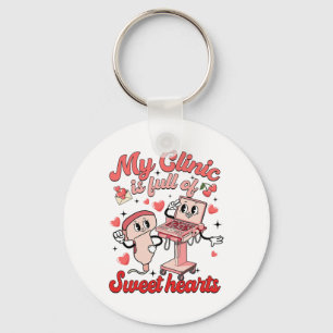 My Clinic Full Of Sweet Heart Sonographer Nurse Va Key Ring