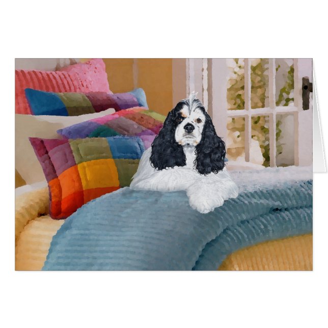 My Cocker Spaniel Lights up my Life (Front Horizontal)