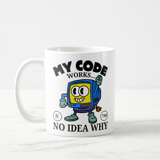 My code works coffee mug (Left)