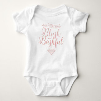 My colours are blush and bashful baby bodysuit
