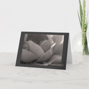 My Condolences Card