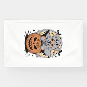 My Corgi is My Boo Halloween Banner