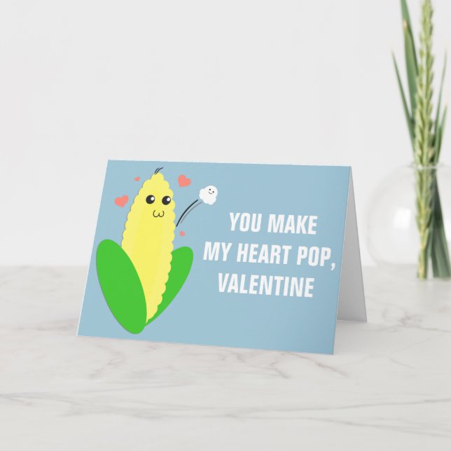 My Corny Valentine Holiday Card (Front)