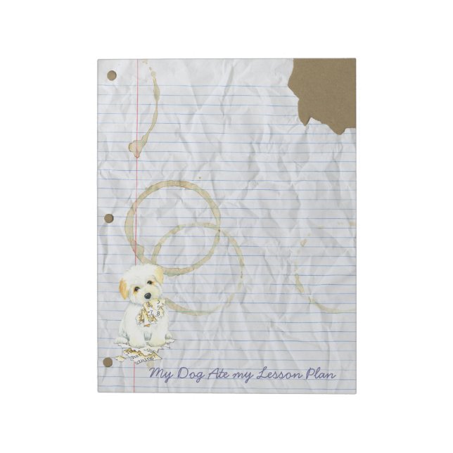 My Coton Ate My Lesson Plan Notepad (Rotated)