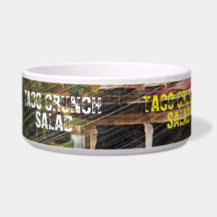 "My Country Farmhouse" vintage Lg. Taco Salad Bowl