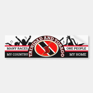 My Country, My Home - Trinidad and Tobago Bumper Sticker