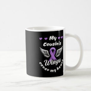 My Cousin's Wings Cover My Heart Overdose Awarenes Coffee Mug
