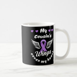 My Cousin's Wings Cover My Heart Overdose Awarenes Coffee Mug