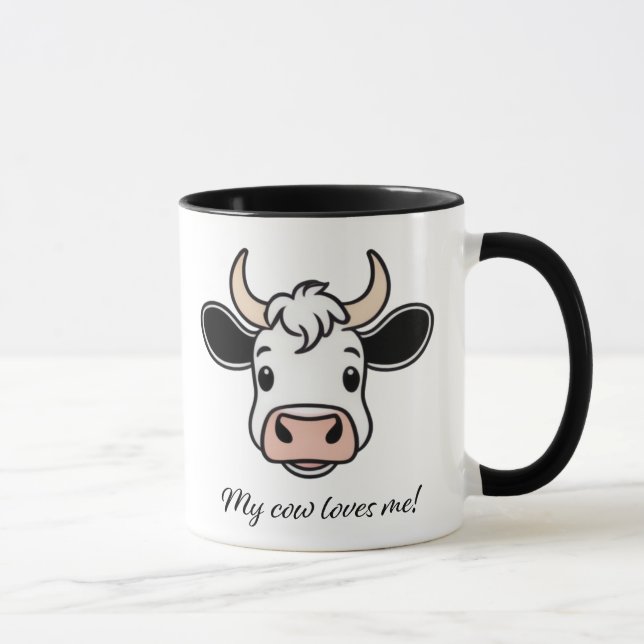 My Cow Loves Me Mug (Right)