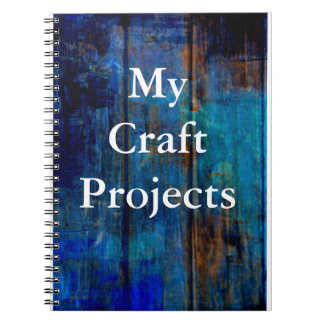 My Craft Projects - Journal Planner Notebook Blue