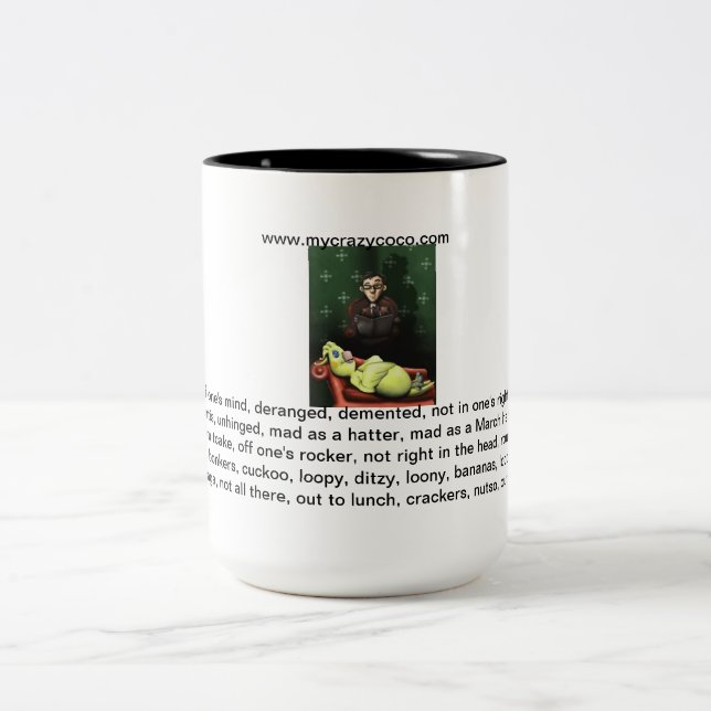 my crazy coco coffee mug (Center)