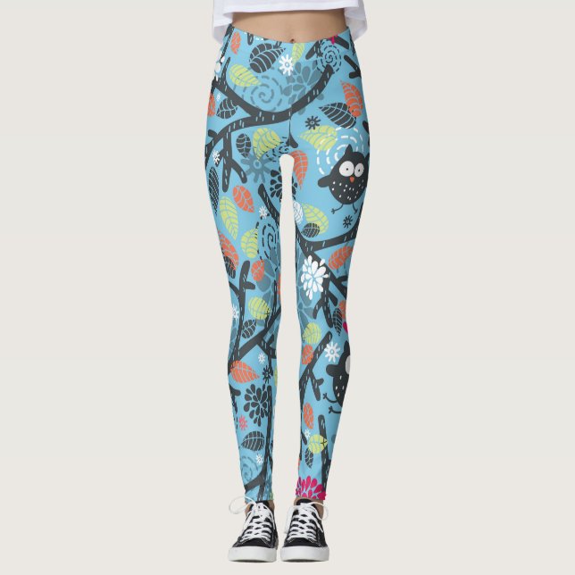 My crazy owl pet leggings (Front)