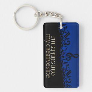 "My creative side" Motivation Affirmation Key Ring