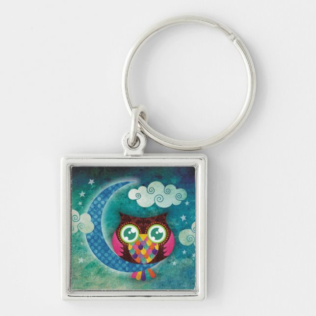 My Crescent Owl Premium Keychain (Front)