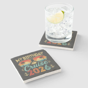 My Cruise 2026 Party Cruise Vacation Stone Coaster