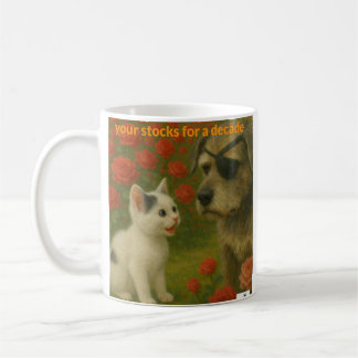 My crypto's outperformed your stocks for a decade coffee mug